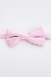 Junior Light Pink Paisley Bow Tie